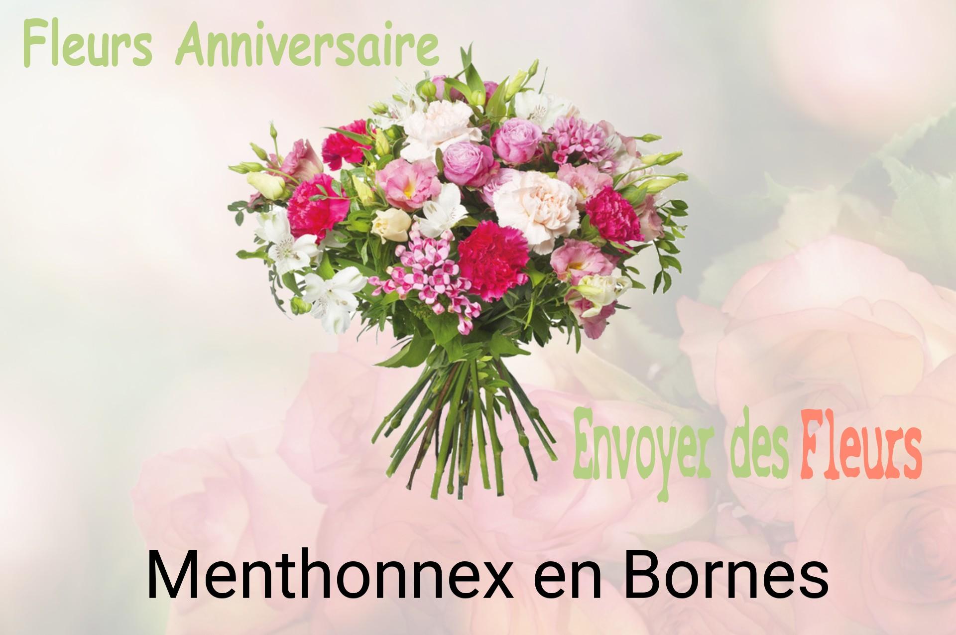 Bouquet de fleurs d’anniversaire livré à Menthonnex-en-Bornes